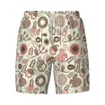 thumbnail image 4 of Lsque Mens Swim Trunks Squirrel In The Forest Pattern - Bathing Suit Compression Liner - Beach Swim Shorts Swimwear - (S-3XL) - Stretch Quick Dry -XX-Large, 4 of 9