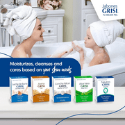Grisi Concha Nacar Soap with Mother Pearl, Nourishing Cleanse for Adults All Skin Types, 3.5 oz Bar