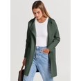 thumbnail image 2 of ANRABESS Women's Open Front Knit Cardigan Long Sleeve Lapel Casual Solid Classy Sweater Jacket, 2 of 9