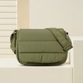 thumbnail image 3 of Bolso Hobo de plumón para mujer, bolso de mano suave e hinchado, bolso bandolera, bolso de viaje holgado, 3 of 7