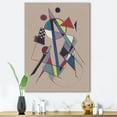 thumbnail image 2 of Designart ' Abstract Compositions Of Colored Geometric III ' Modern Canvas Wall Art Print, 2 of 4
