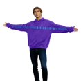 thumbnail image 4 of Men Women Couples Hooded Shirts I Love You This Much Valentine'S Day Sweatshirt Letter Print Crew Neck Pullover, 4 of 8