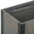 thumbnail image 3 of Grapevine 24IN FSC Recycled Wood Planter with Casters, 3 of 8