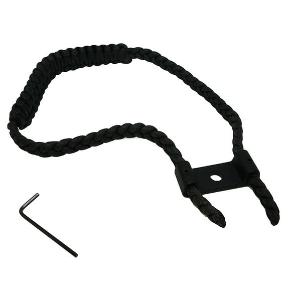 Safari Choice Archery Aluminum Mounting Double Wided Braided Bow Sling, Black