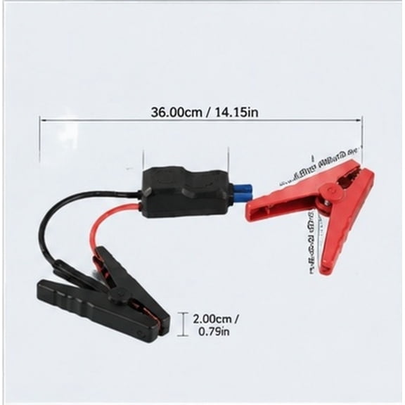 NUOLUX Heavy Duty Car Booster Cable with Intelligent Clamp for Emergency Auto Start Assorted Color