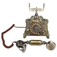 thumbnail image 4 of Dial giratorio clásico de resina epoxi, decoración de teléfono europea arcaica vintage para una vida artística elegante, 4 of 10