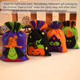 thumbnail image 4 of Halloween Drawstring Bags Witch Owl Pattern Trick Treat Candy Bag Snack Biscuits Goodies Pouch for Halloween s, 4 of 8