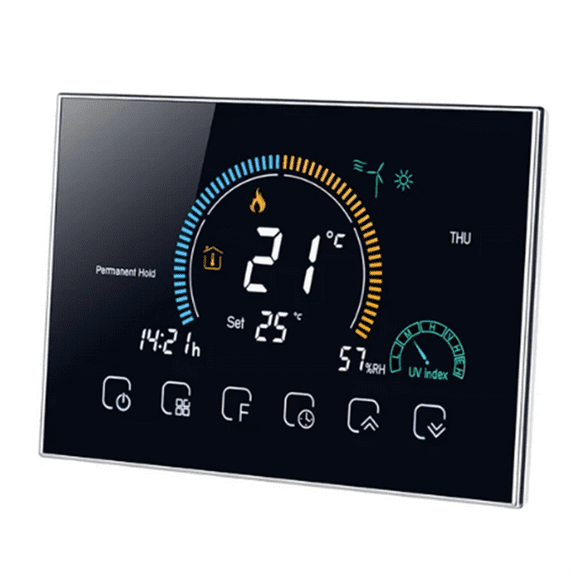 1 x Smart Tuya Thermostat-Black