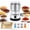 Silver, variant on High-Speed Stainless Steel Grain Grinder, Electric Food Mill Kitchen, Home Spice Grinders, Coffee Mills, Milling Wheat Flour Sesame Seed Attachment, Household Pulverizer Powder Machine