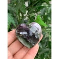 thumbnail image 6 of Rainbow Fluorite Gemstone Hearts, Polished Rainbow Fluorite Puffy Hearts, Rainbow Fluorite Palm Stone, Rainbow Fluorite Heart (1 Heart), 6 of 9
