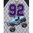 thumbnail image 6 of Monster Jam Little Boys' Athletic 2-Piece Baseball Jersey and Shorts Set Grey Monster Jam, 6 of 7