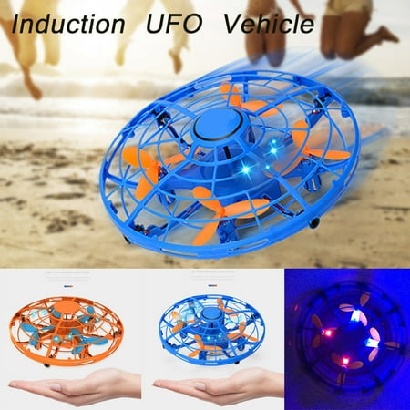 flying drone spinner mini helicopter rc induction stress relief toy led funny