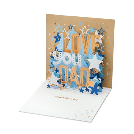 American Greetings Father's Day Pop Up Card for Dad (Love You Dad)