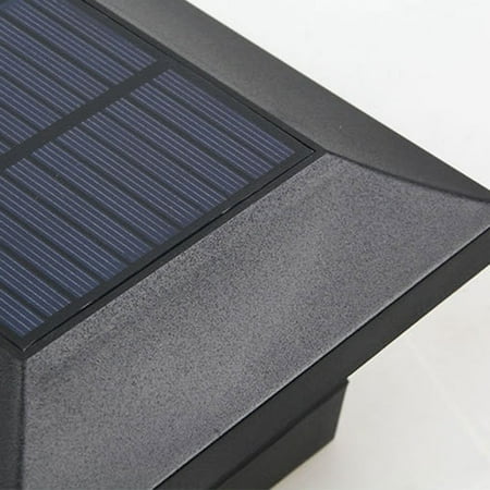 

Jura Inc LED Solar Column Light Waterproof Pillar Night Lamp Garden Fence Decor (A)