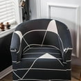 thumbnail image 4 of Club Chair Slipcover Polyester Non-Slip Anti-Skid Elastic Arm Chair Cover pattern 6, 4 of 9