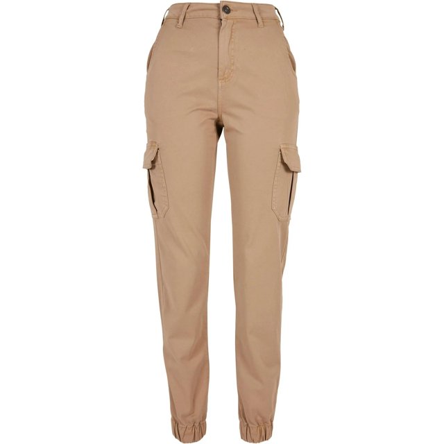 Urban Classics Pantalon Cargo Taille Haute pour Femmes