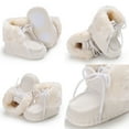 thumbnail image 4 of Uggs blancos de invierno cálidos para caminar con suela suave antideslizante tanto para hombres como para mujeres, 4 of 5
