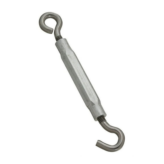 National Hardware Hook and Eye Turnbuckle 2173BC - Stainless Steel - 5/16" x 9"