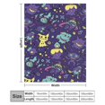 thumbnail image 7 of Pokemon Gengar Throw Blanket Cute Flannel for Boys Girls Men Women, 7 of 7