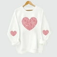 thumbnail image 1 of hengsof Children'S Love Pattern Sweatshirt, Warm Long-Sleeved Top, Cute Printed Sweatshirt, Casual Loose Top, 1 of 6