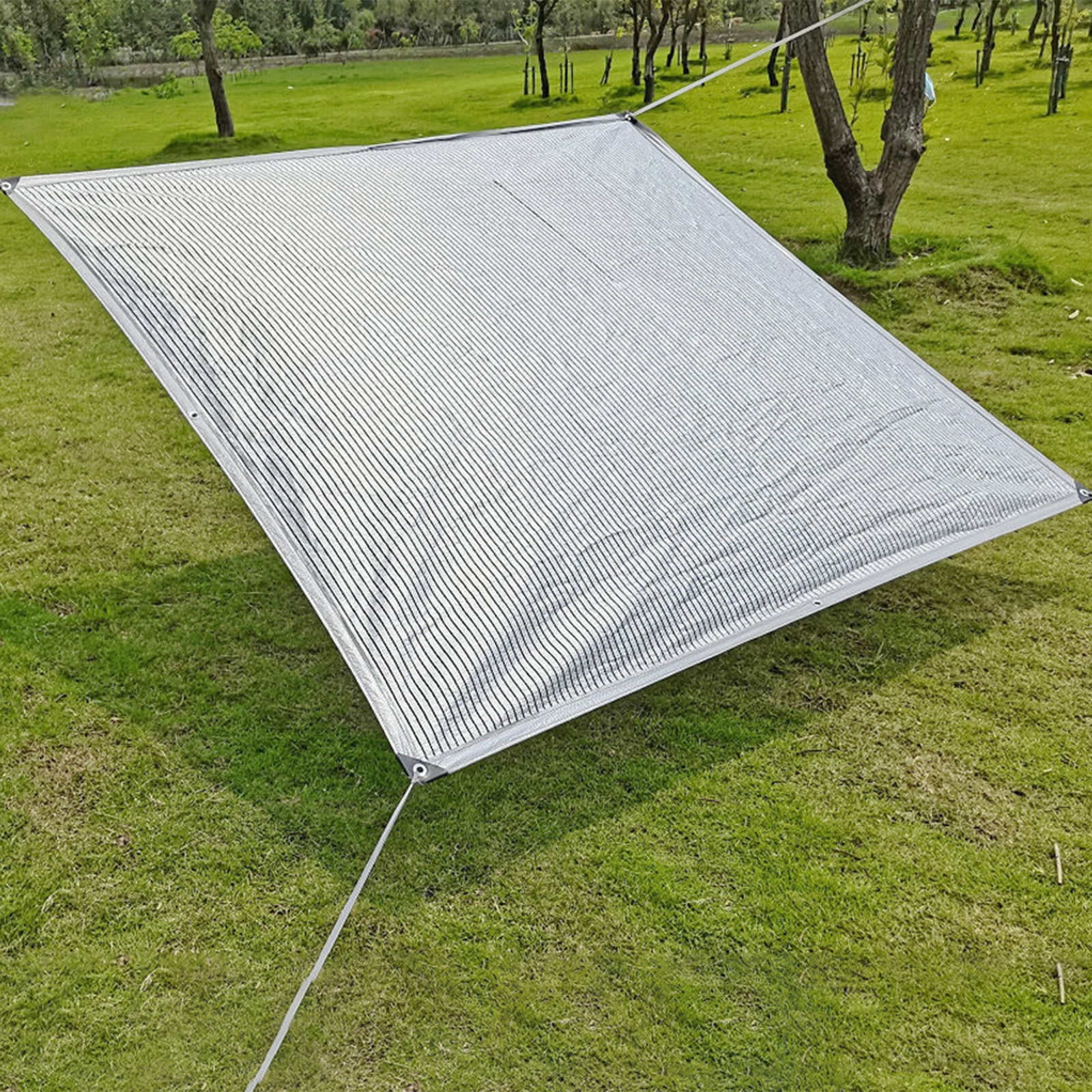Summer Savings Clearance! Boovnll Sun Shades Outdoor Patio, 6.6x6.6Ft Rectangle Sand UV Block Sunshade Mesh Insulation Permeable Heavy Duty Shade Cloth for Outdoor Patio Yard Garden, Sun Shade