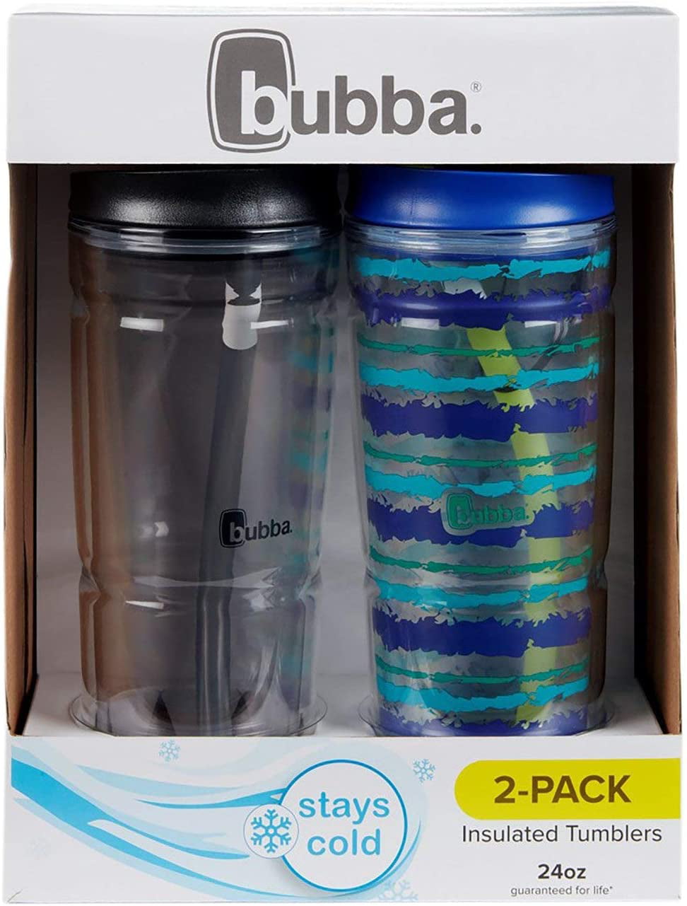 Bubba Envy Insulated Tumbler with Straw, 48oz-Ideal Travel Mug with Handle  that is Impact, Stain, Sweat, and Odor Resistant-Insulated Water Bottle to  Take on th…