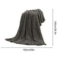 thumbnail image 3 of AZXY 40x60 Throw Blanket for Couch,Blankets and Throws Clearance Kids,Fuzzy Blanket Twin,Large Solid Throw Blankets Under $25 Gray, 3 of 5