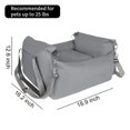 thumbnail image 1 of Dog Car Seat Cover Waterproof Dogs Car Protector Transport Puppy Car Travel Hammocks Cat Basket Pet Dog Cars Seat Hammock perros ShopWise Round, 1 of 7