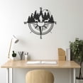 thumbnail image 5 of LaModaHome Exclusive Compass Metal Wall Decor – Durable & Artistic Metal Wall Art for Home and Office Decor, Perfect for Any Interior Design Aesthetic, 5 of 5