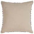 thumbnail image 5 of Ox Bay Plaid Checks Pin Stripes Tufted Cotton Throw Pillow, 18 in. x 18 in., Black, 5 of 5