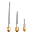 thumbnail image 2 of Bit Holder  Drill Bit Socket  Extension Bar  Magnetic Bit Holder  Screwdriver Bit Holder 1/4" Hex Shank Electric Screwdriver Bit Holder Extension Bar Yellow, 2 of 3