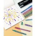 thumbnail image 4 of JusArt 32 Colors Glitter Markers, Glitter Paint Pens Sparkly and Shiny for DIY Card Making, Coloring, Scrapbooking,Wood, Stone, Fabric, Rock - 0.7mm Extra Fine Acrylic Paint Markers, 4 of 6