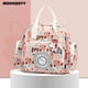 thumbnail image 2 of Bolsa de pañales para mamá, bolsas de maternidad para cosas de bebé, Mochila pequeña para cambiar pañales para mamás, bolsa de viaje para mujeres, organizador de cochecito, 2 of 4