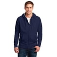 thumbnail image 1 of Sudadera con capucha y cierre completo Hanes Nano. HN280 Azul marino vintage M hanes 932223, 1 of 1