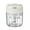 Gray, variant on Electric Mini Garlic Chopper, Portable Veggie Chopper,Garlic Grinder Masher Onion Chopper, Stainless Steel Blades, Auto Shut Off, Cordless Food Processor for Ginger, Chili, Fruit, Meat,etc(Gray)