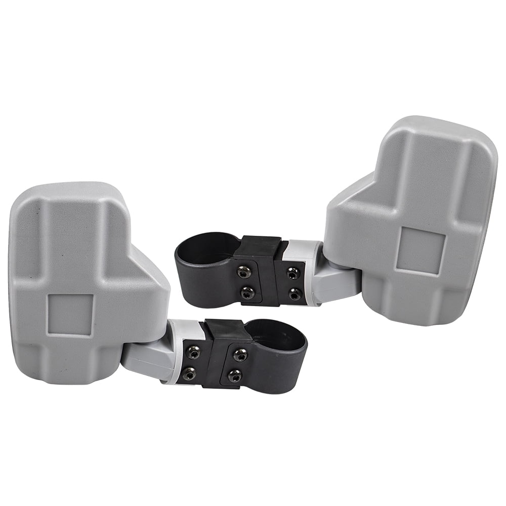 Niche Silver Break-Away Side View Mirror Set with Pro-Fit Roll Cage Bar UTV MK1002938