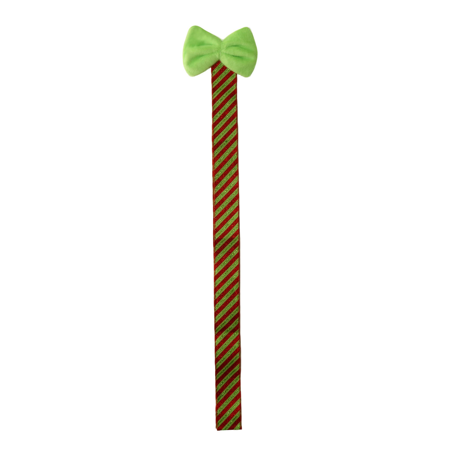 Dserfhy Green Christmas Cabinet Door Bows with Bell Plush Faux Fur Furry Bows with Dot/Striped Ribbon for Xmas Wreath Door Window Fireplace Staircase Indoor Decor