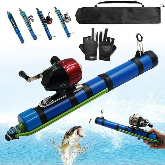 2026 Upgrade Fishing Catapult Rod with Slingshot & Reel, Pole Shooting Lure Tool for Beginners, Effortless Long Distance Casting