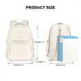thumbnail image 5 of Men's Nylon Backpack Simple Large Capacity Computer Travel Backpack Schoolbag For College High School Junior High School Students, 5 of 5