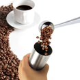 thumbnail image 1 of Molinillo de café,Molinillo de café manual de acero inoxidable Café con molienda de cerámica Molinillo de mano ajustable,Molinillo de cerámica de repuesto Molinillo de café molido Cerámica H:18cm, 1 of 5