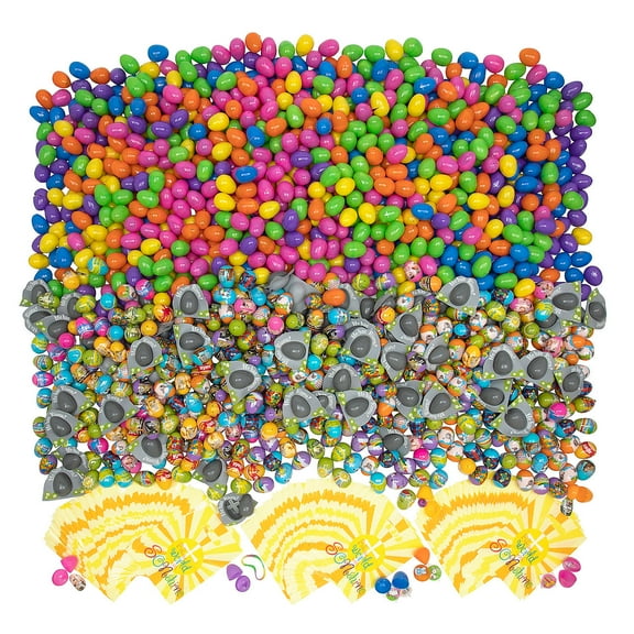 Bulk Value Religious Easter Egg Hunt for 200, Party Supplies, Easter, 2208 Pieces