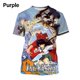 thumbnail image 1 of Camiseta De Manga Corta Con Estampado 3d casual inuyasha Para Hombres, 1 of 4