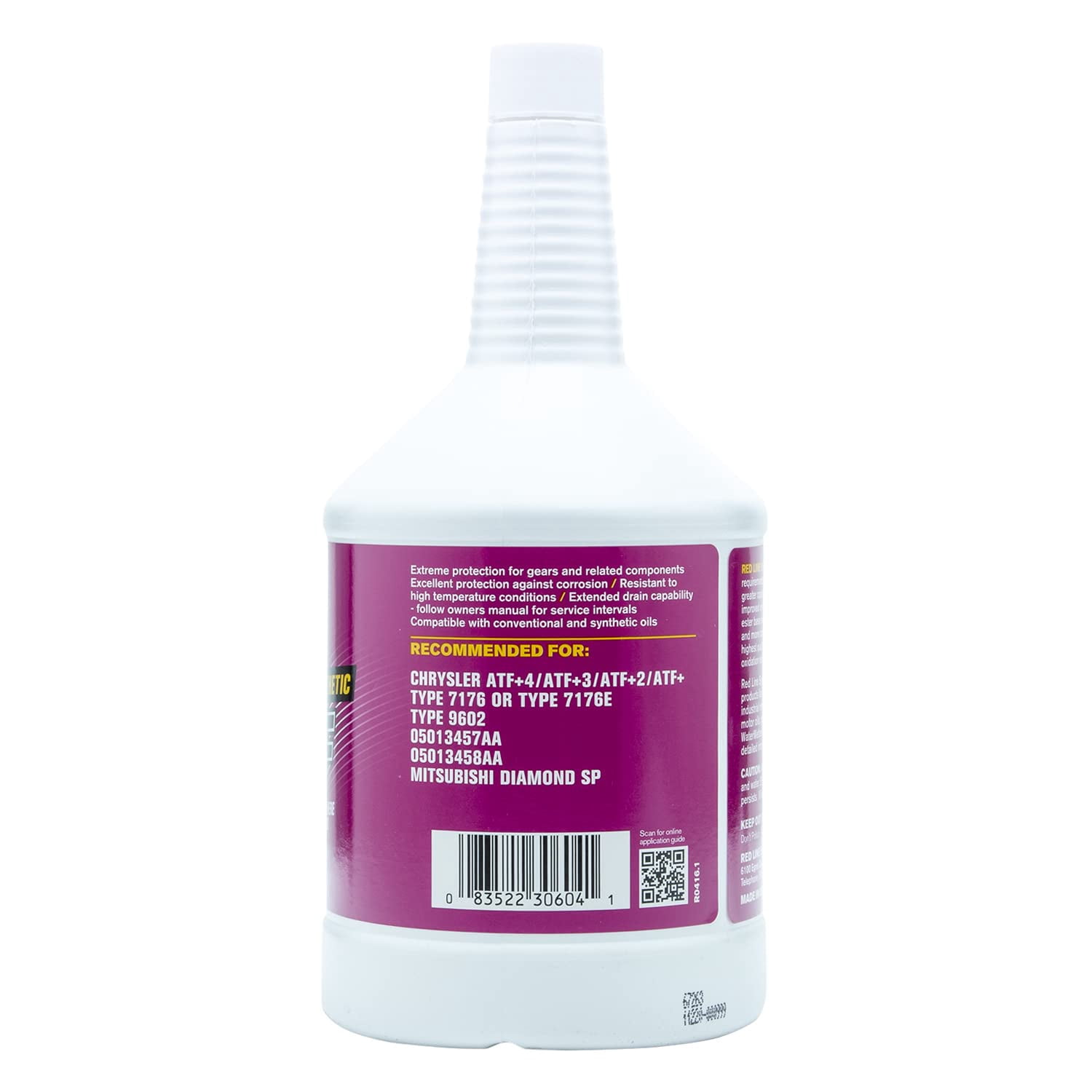 Red Line 30604 Full Synthetic C+ Automatic Transmission Fluid (ATF) - 1 Quart