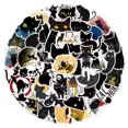 thumbnail image 2 of Black Cat Animal Graffiti Stickers, 100 Removable Waterproof Stickers for Suitcase, Notebook, Skateboard, 2 of 5