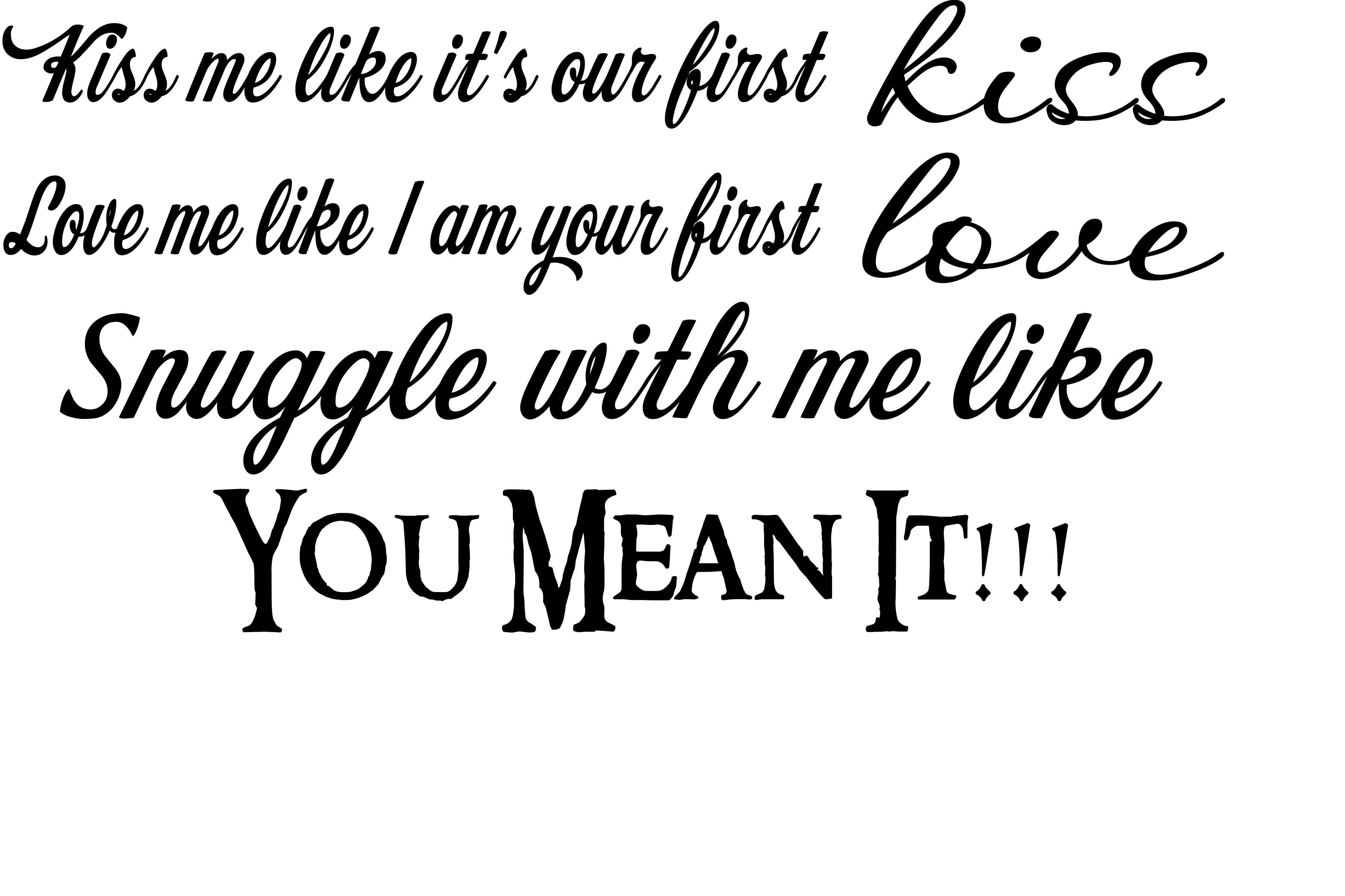 Snuggle Like You Mean It, Inspirational Romantic Love Vinyl Wall Decal by Scripture Wall Art, 11