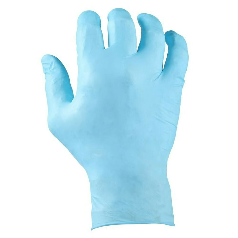Watson Gloves Green Monkey Landfill Biodegradable Nitrile Disposable Gloves,  Small, 6 mil, Orange, Box of 50