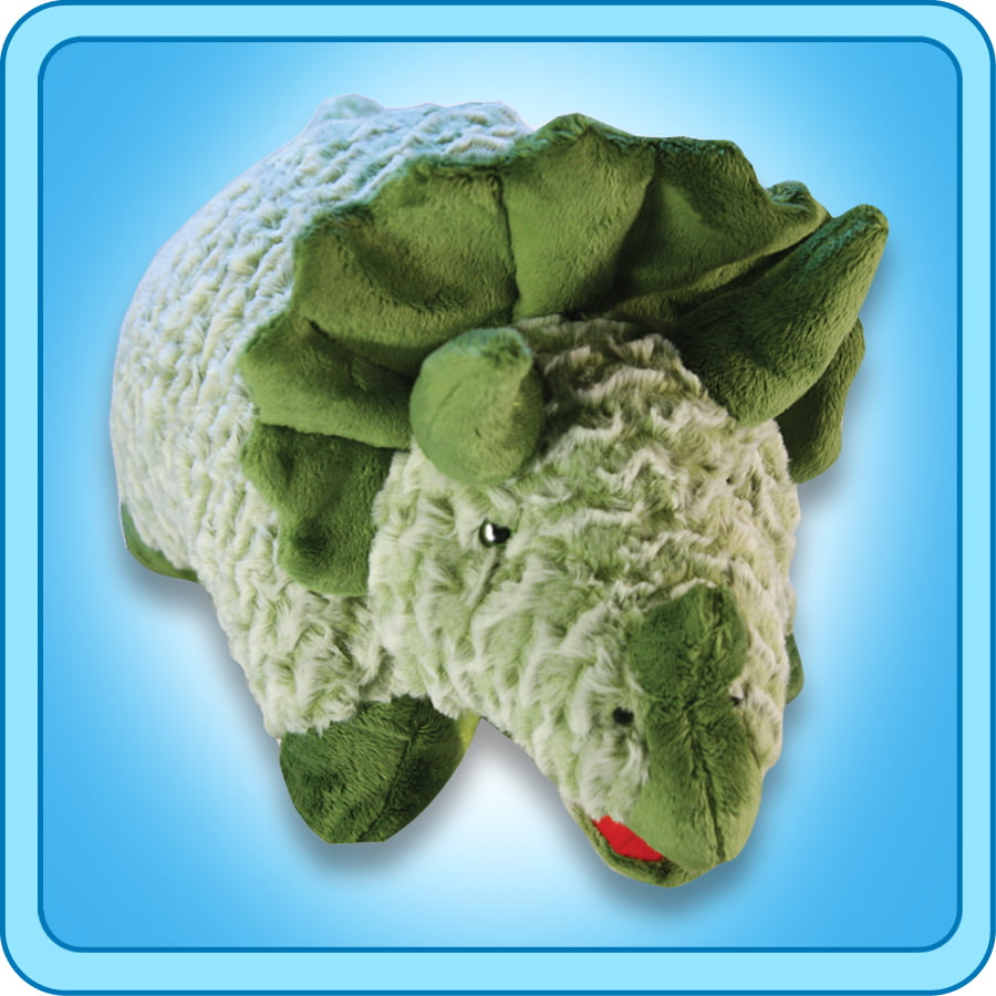 Authentic Pillow Pet Dinosaur Dino Green Blanket Plush Toy Gift 