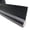 black, variant on Under Door Draft Stopper, 36.6 Inch Double Sided Door Bottom Seal, Cuttable EPE Foam Under Door Blocker with Leather Cover for Dust, Drafts, Light and Noise Reduction, Gray