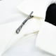 thumbnail image 2 of Pinza de Metal Sunnimix para cuello de camisa corbata Pasador de Barra Bufanda negro, 2 of 8