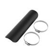 thumbnail image 2 of Universal Motorcycle Exhaust Pipe Heat shield Muffler Staight Cover Black, 2 of 5